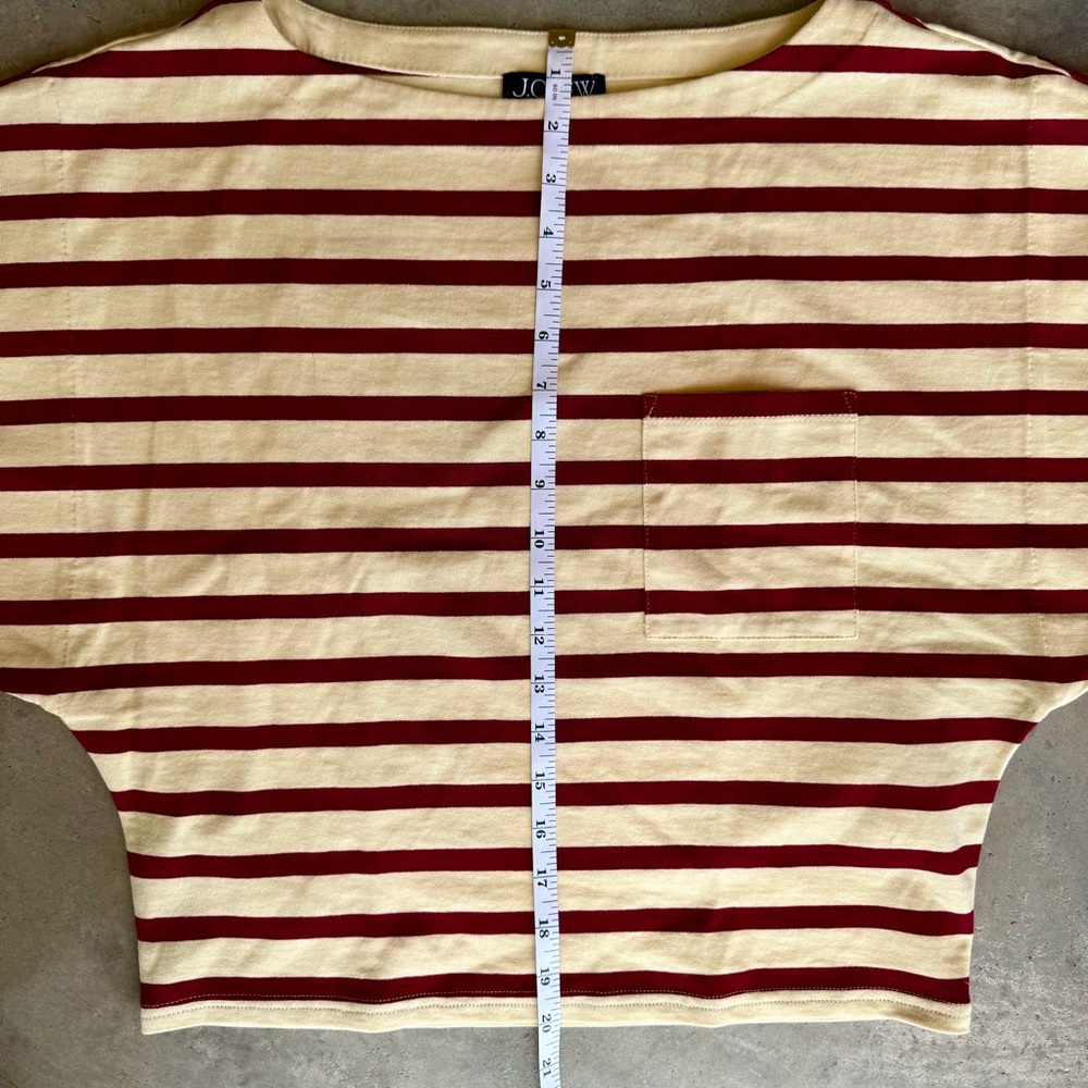 J. Crew Boatneck muscle T-shirt in stripe mariner cotton Medium - Picture 5 of 8
